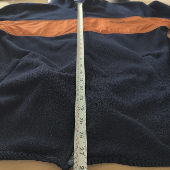 Chaps Mens Zip Up Fleece windbreaker - Picture 8 of 8